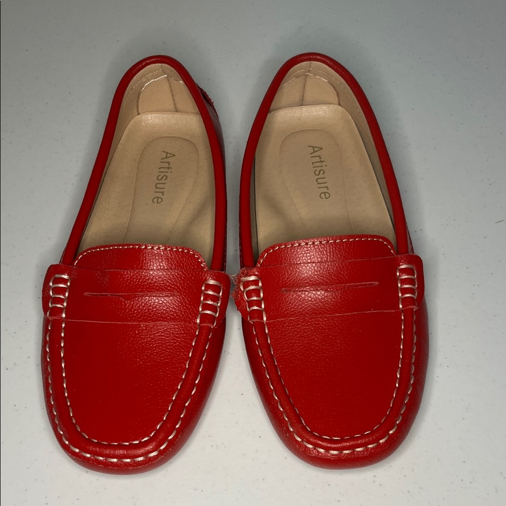 Women’s Red Loafers
